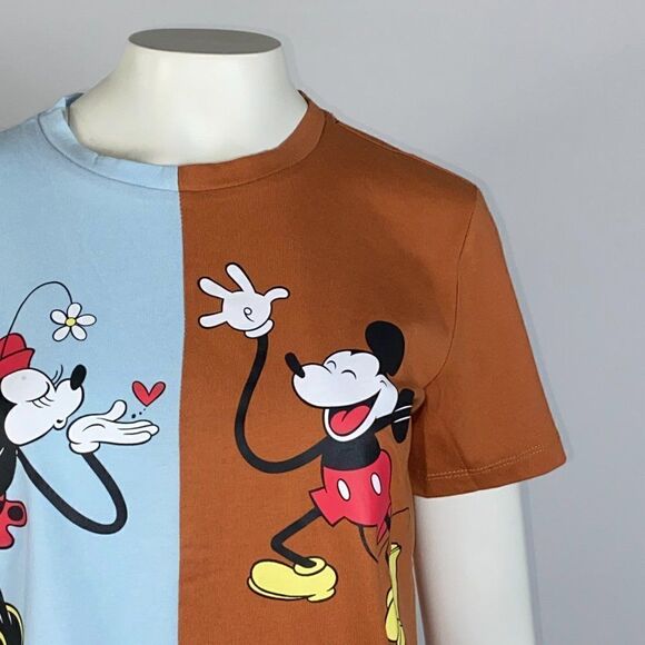 ZARA DISNEY TWO COLOR T-SHIRT SHIRT - Picture 7 of 13